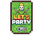Godan Parti meghívó Minecraft - 6 db - Godan (PF.ZAGO)