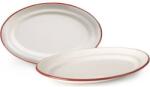 Ibili Porcelános máltai tál vörös-fehér 30 cm - Ibili (908730)