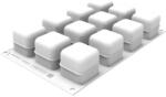 Silikomart Szilikon forma Cubo 3D, 30 × 17, 5 cm, 1 l - Silikomart (36.412.87.0065)
