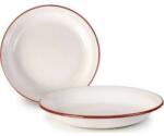 Ibili Porcelán mélytálba piros-fehér 28 cm - Ibili (908028)