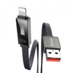 Mcdodo Cablu Date/Incarcare McDodo CA-4970 Rythm Display, USB-A - Lightning, 18W, 1.2m (Negru)