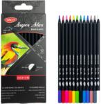 Daco Creioane colorate Daco CC412N Black&White, 12 culori (CC412N)