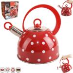 Orion Lámpásfüttyös vörös teáskanna 1, 8 l Karin - Orion (111987)