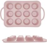 Cakesicq Szilikon muffinforma merev peremmel, 37, 5×22 cm, bézs - Cakesicq (ilcCQSC2108)
