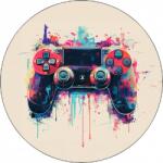 Pictu Hap Ehető papír PlayStation-vezérlőhöz - 02, 19, 5 cm - Pictu Hap (pic9000174_kruh)