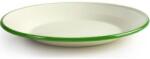 Ibili Smaltovaný talíř se zeleným okrajem 22 cm - Ibili (935122)