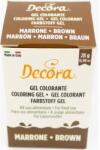 Decora Gél szín barna 28 g - Decora (9600821)