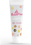  Értékesítő: SweetArt dekoratív gél festék tubus White (30 g) - dortis (DR-BCP-002)