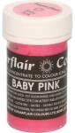 Sugarflair Colours Zselés színű baby pink, pasztell, 25 g - Sugarflair (A303)