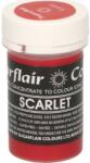 Sugarflair Colours Gél festék scarlet pasztell 25 g - Sugarflair (A304)