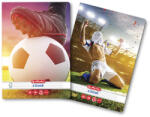 Herlitz Set 10 caiete Herlitz A5, 48 file, 70g/mp, dictando, colturi rotunjite, Motiv fotbal (9489040-10)