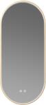 InspiroDesign Gemma Smart Gold LED-keretvilágítású fürdőszobai tükör 40x90 cm