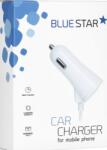 Blue Star Blue Star Încărcător auto 3A pentru iPhone 5/6/7/8/X cu cablu Lightning - Alb