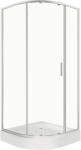 Kerra Solid RPS 80 íves egyajtós zuhanykabin tálca nélkül (SOLID-RPS-80-SOLO) - homelux