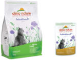 Almo Nature 2kg Almo Nature Functional Intestinal Help bárány száraz macskatáp + 6x70g Almo Nature Functional Intestinal Help szárnyas nedves macskatáp 15% kedvezménnyel