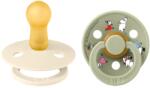 BIBS Suzete BIBS - Moomin, 2 buc, 0-6 luni, Ivory/Sage (11031101)