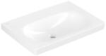 Villeroy & Boch Skyla mosdó túlfolyó nélkül, 650 x 460 mm, Stone White CeramicPlus 5A5168RW (5A5168RW)