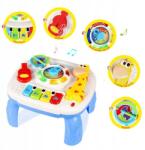 MalPlay 2 in1 Interaktív Készségfejlesztő Játékasztal Hang- és Fényhatásokkal