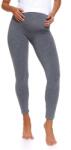 DN Nightwear Colanți de maternitate Pregy gri melanj, S