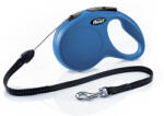 flexi Classic lesă retractabilă tip șnur (S, Până la 8 kg, Lungime: 3 m, Albastru)