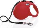 flexi Classic lesă retractabilă tip bandă (L, Până la 50 kg, 5 m, Roşu)