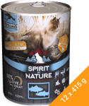 Spirit of Nature Hipoallergén Konzerv Macskáknak (Tonhal és Lazac) - 12x415 g