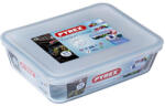 Pyrex Cook & Freeze sütőbe helyezhető hőálló sütőtál, műanyag fedővel 22x17x6 cm 1, 5 liter - 000711 (203230)