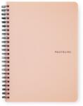 PASTELINi Spirálfüzet vonalas PASTELINI A/5 60 lapos barack (8-800) - tonerpiac