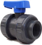  Csap PVC 1" belső menetes, 2 hollanderes (TO-PPCHPVC1BB)