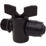  Irr 25mm x 3/4" külső menetes, gyorkötő csap IRRME (fekete) (TO-IRC25X3I4K)