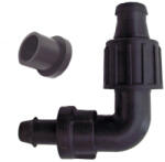  Tape csepegtető szalag indító L idom 17mm x gumigyűrűvel, IR860 6-15miles szalaghoz (TO-IL17X10G)