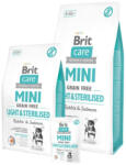 Brit Mini Grain-free Light & Sterilised Rabbit & Salmon 400g - pegazusallatpatika