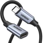 UGREEN USB-C apa - anya Gen2 5A fonott kábel 0, 5 m fekete-szürke US372 (80810)