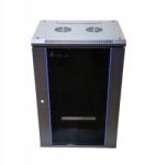 Extralink 18U 600x450 Fekete Rack szekrény falra szerelhető (EX.14367)
