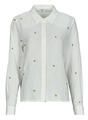 ONLY Ingek / Blúzok ONLHEART L/S SHIRT Fehér EU M