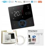  Termosztát Elektromos padlófűtés 16A Wifi Tuya LCD képernyő fekete (934213413215)