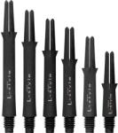L-Style darts szárak Carbon Straight Lock, fekete Szár hossza: 19 mm