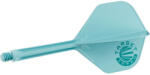 Target Japan Fluturas si tija darts Target Japan K-Flex Aquamarine albastru, fluturas No2 si tija scurta (TRG410285)
