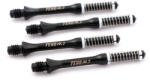Cuesoul Tero AK7 Slim fekete darts szárak Szár hossza: 37 mm