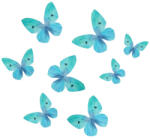 Wilton ehető ostyadekoráció, pillangó, kék, 8db (04-0-0588)
