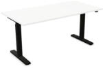 Nowy Styl Íróasztal NOWYSTYL elektromosan állítható magasságú 1600x800 mm fekete T-lábas fehér (WEUP009-00000013) - fotoland