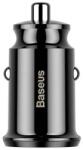 Baseus Grain încărcător auto 2x USB 5V 3, 1A (negru)