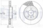 DELPHI Brzdový kotúč DELPHI BG9892 (BG9892)