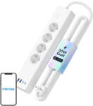 Meross MSP844(EU) prelungitor inteligent cu încărcare rapidă, 4 prize + 2x USB-A + 2x USB-C (Matter)