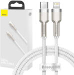 Baseus Cablu USB-C la Lightning Baseus Cafule, PD, 20 W, 1 m (alb)