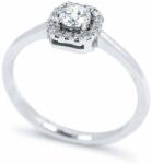 White & Black 0, 33 karátos gyémánt eljegyzési gyűrű (AU14302)