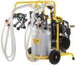 AgroElectro Aparat de muls capre, 4 posturi, 1 bidon aluminiu de 40 litri