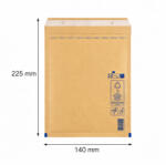  Légpárnás boríték, bubis boríték - Barna 140x225 mm B/12 (W2 méret) 1 darab (B12)