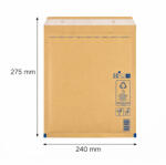  Légpárnás boríték, bubis boríték - Barna 240x275 mm E/15 (W5 méret) 1 darab (E15)