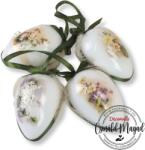  Csináld magad - DIY műanyag tojás tavaszi virágos 4db